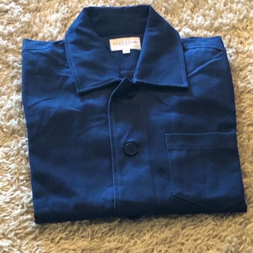 Large blue menlo club coat